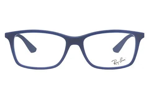 Ray-Ban 0RX7047 5450 Matte Transparent Blue 54